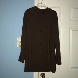 Ashley Stewart Brown Blouse